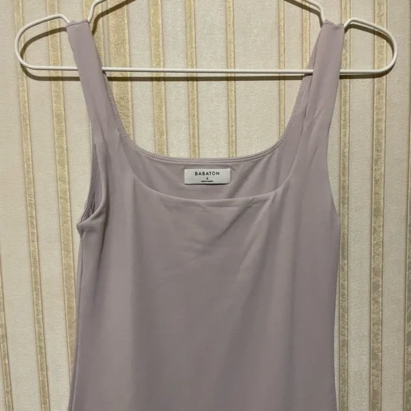 Aritzia Nude Bodycon Dress - Picture 1 of 2